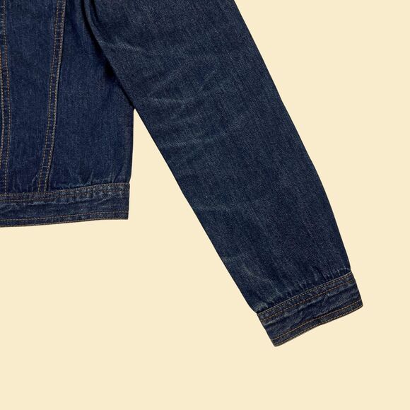 90s/Y2K BCBG MaxAzria denim jacket, size M vintage womens jean jacket/shirt - Picture 10 of 10